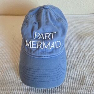 Part Mermaid Blue Baseball Cap Dad Hat Adjustable Embroidered Cotton Twill